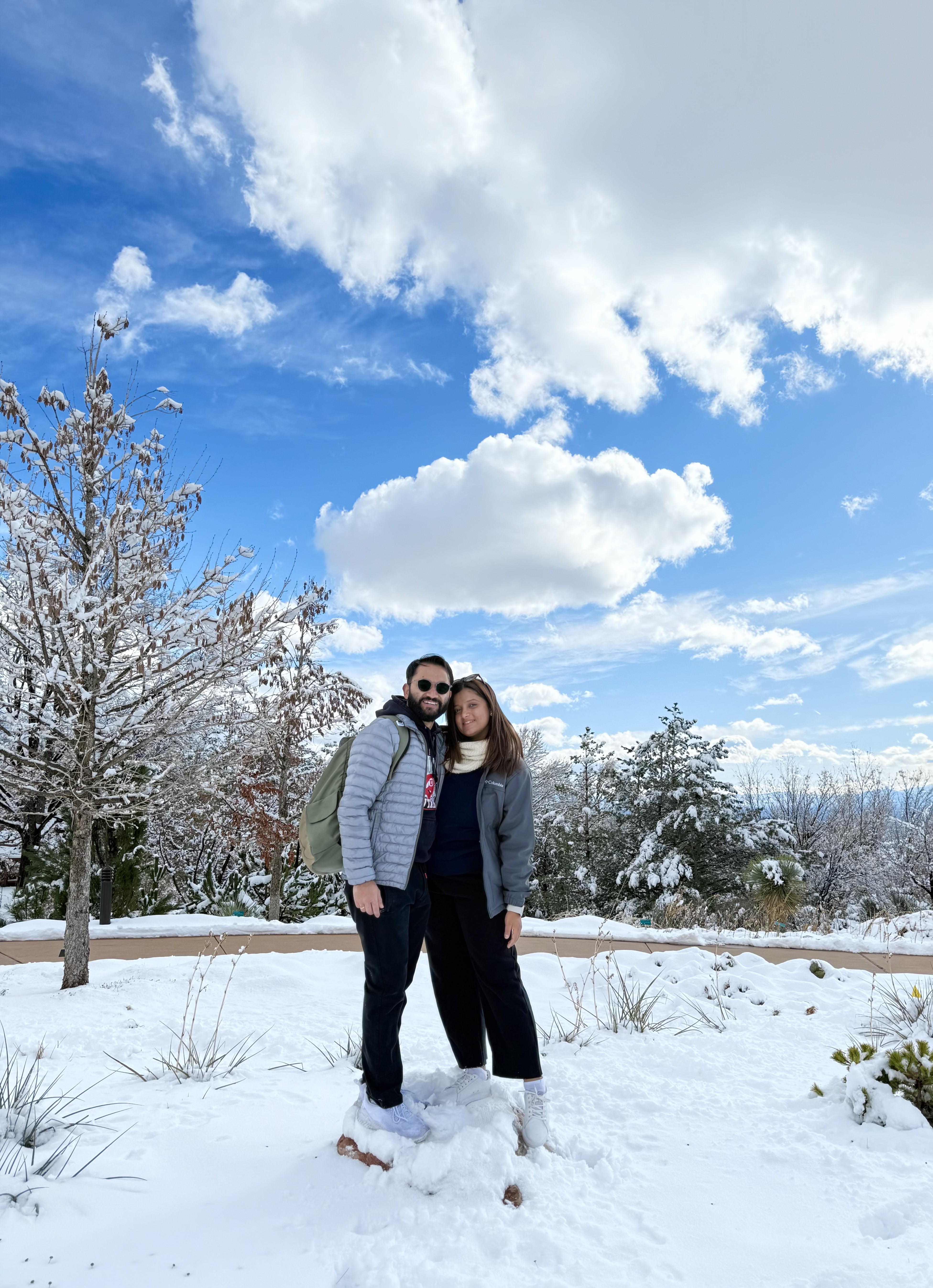 A picture of me and my wife